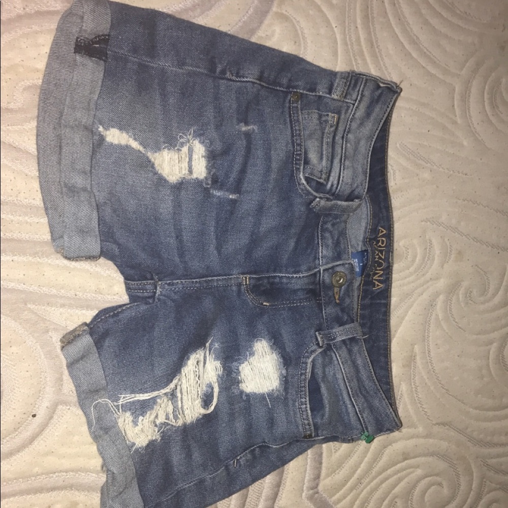 Ripped shorts